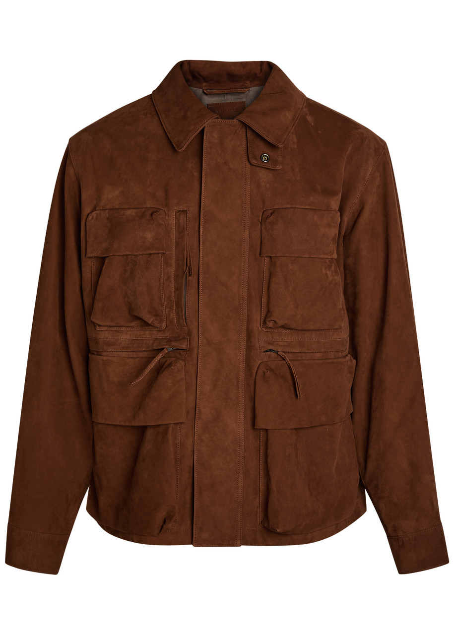 LEMAIRE Reporter suede jacket | Harvey Nichols