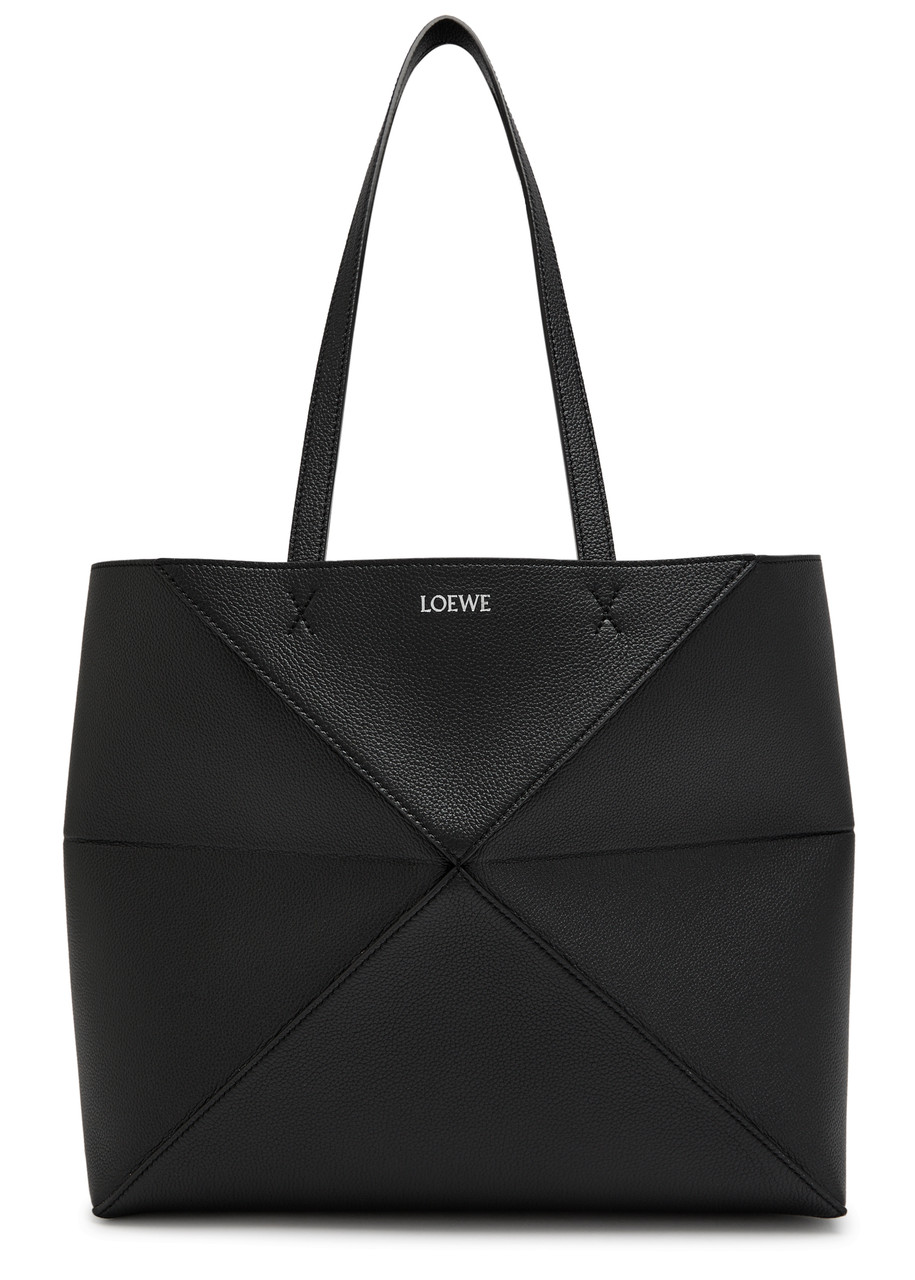 LOEWE Puzzle Fold medium leather tote bag | Harvey Nichols