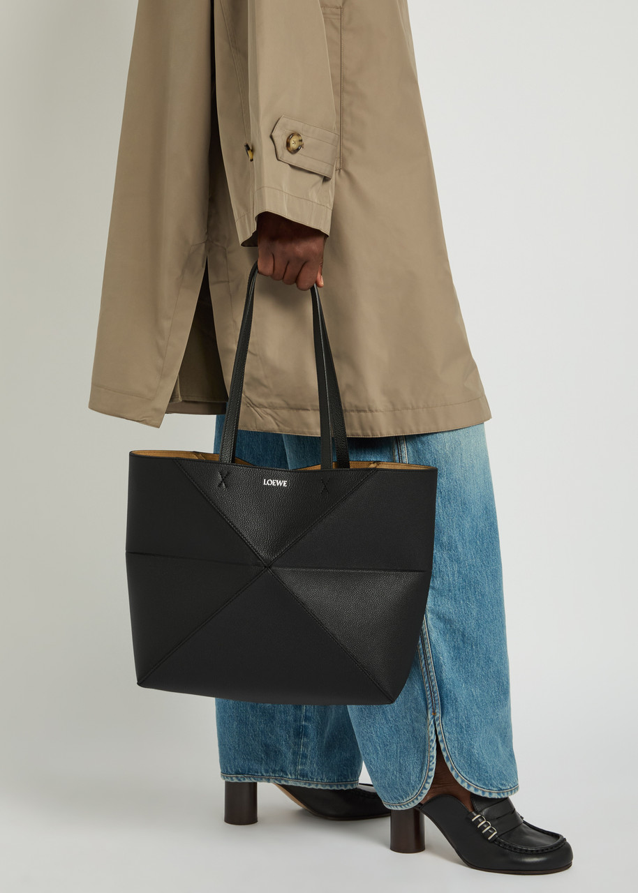 LOEWE Puzzle Fold medium leather tote bag | Harvey Nichols