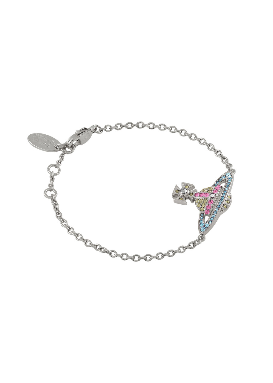 VIVIENNE WESTWOOD Kika crystal-embellished orb bracelet | Harvey