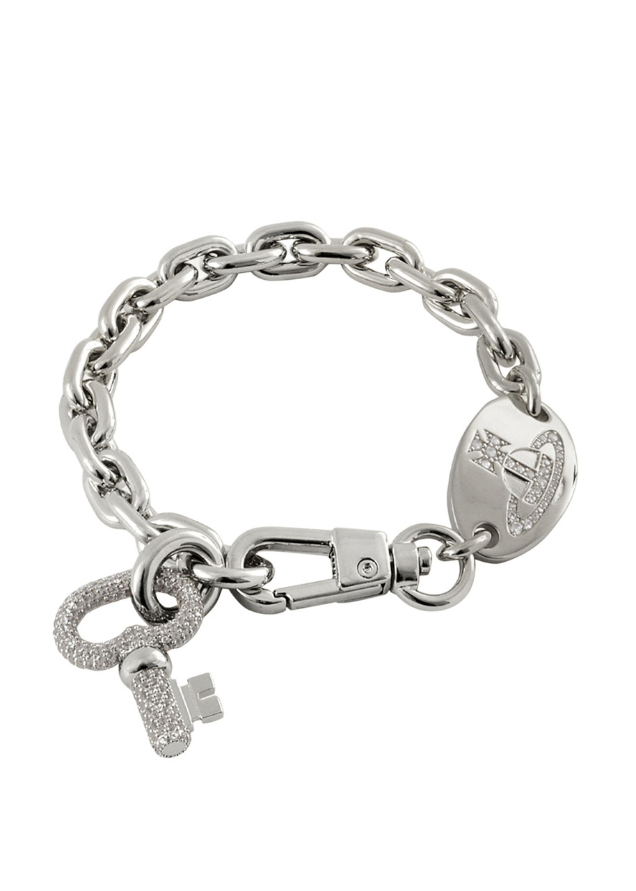 VIVIENNE WESTWOOD Ovidia silver-plated bracelet | Harvey Nichols