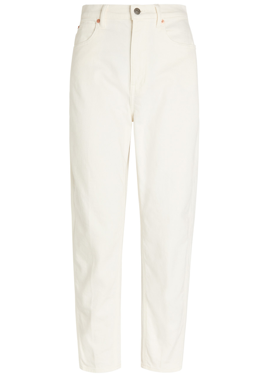 POLO RALPH LAUREN Curved tapered-leg jeans | Harvey Nichols