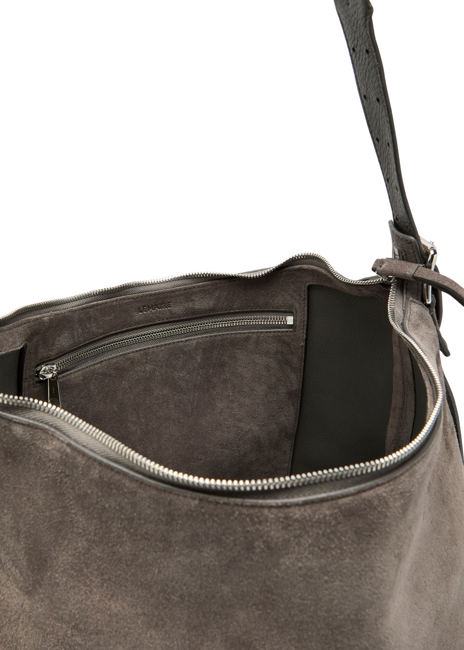 バッグ lemaire hobo bag LEMAIRE Belted suede hobo bag | Harvey Nichols