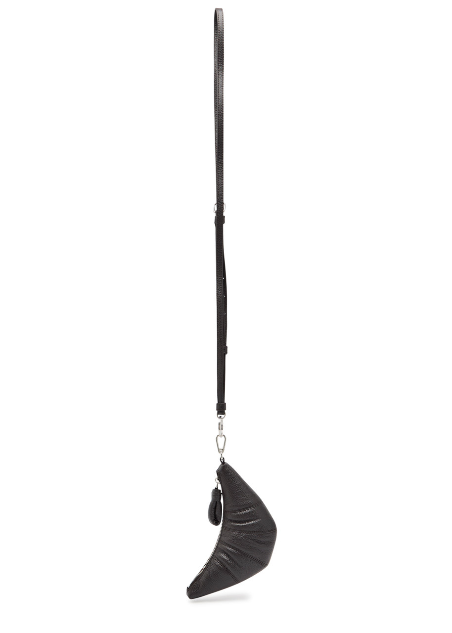 LEMAIRE Croissant leather cross-body coin purse | Harvey Nichols
