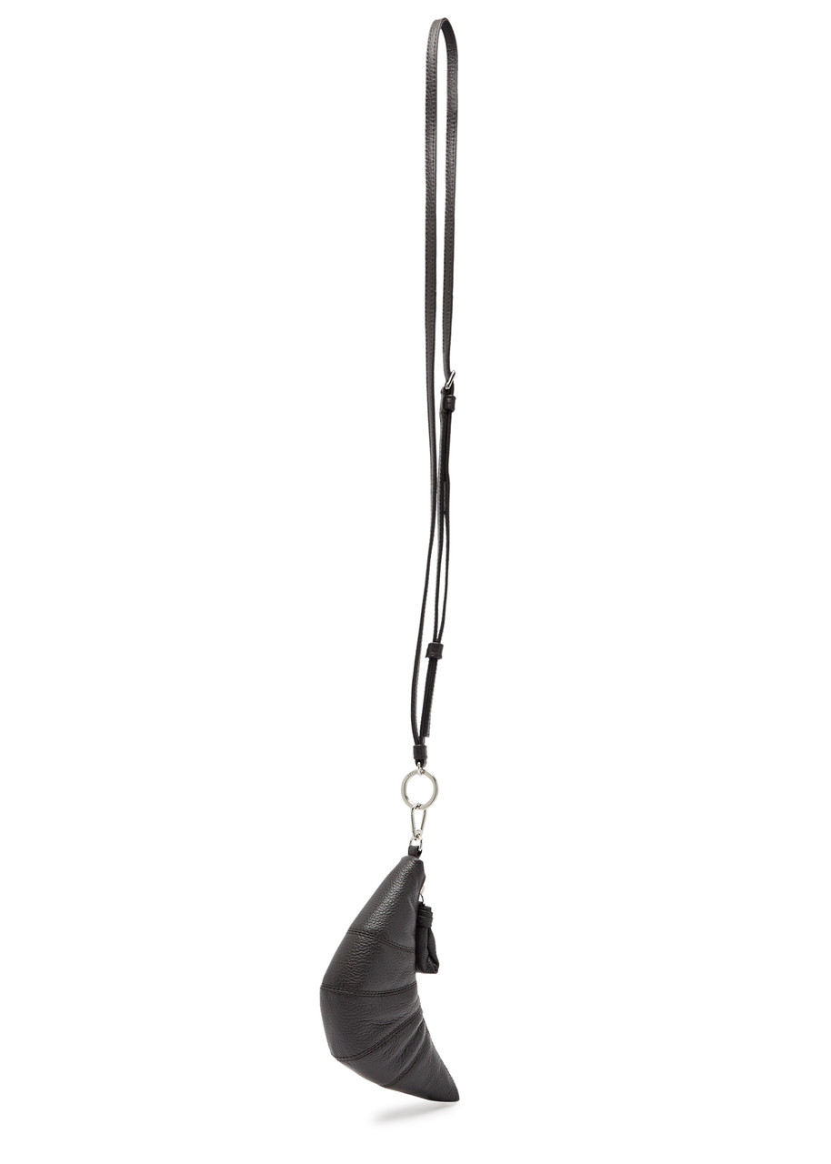 LEMAIRE Croissant leather cross-body coin purse | Harvey Nichols