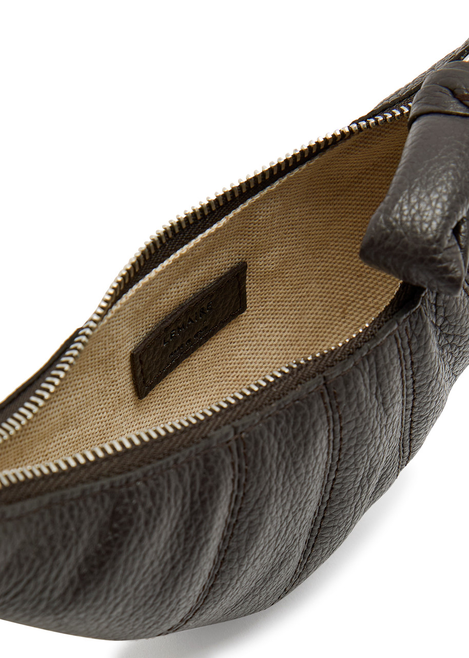 LEMAIRE Croissant leather cross-body coin purse | Harvey Nichols
