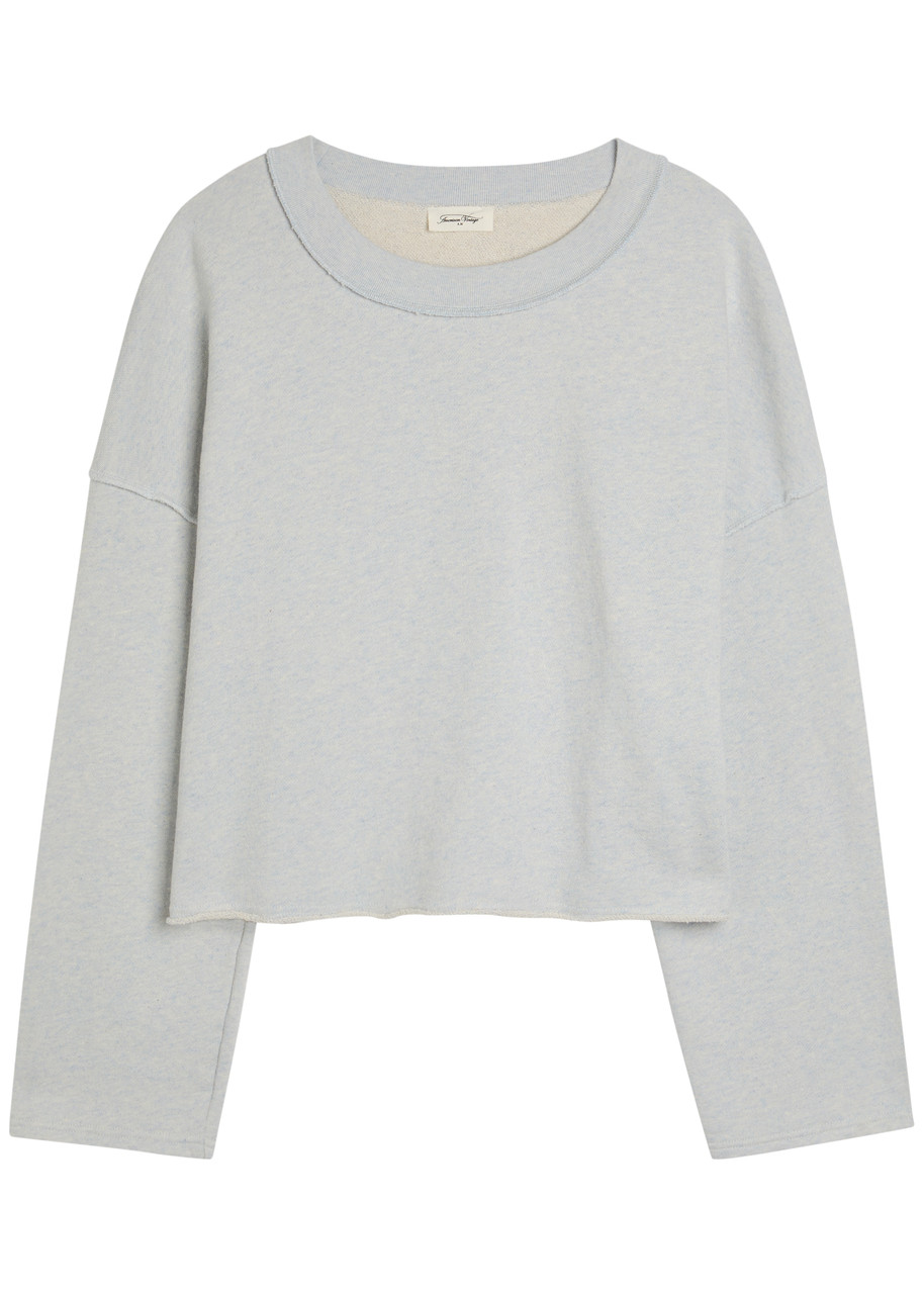AMERICAN VINTAGE Dantown cropped cotton sweatshirt | Harvey Nichols