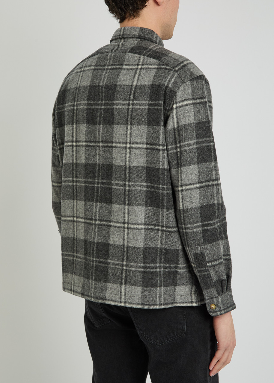 POLO RALPH LAUREN Plaid wool overshirt | Harvey Nichols