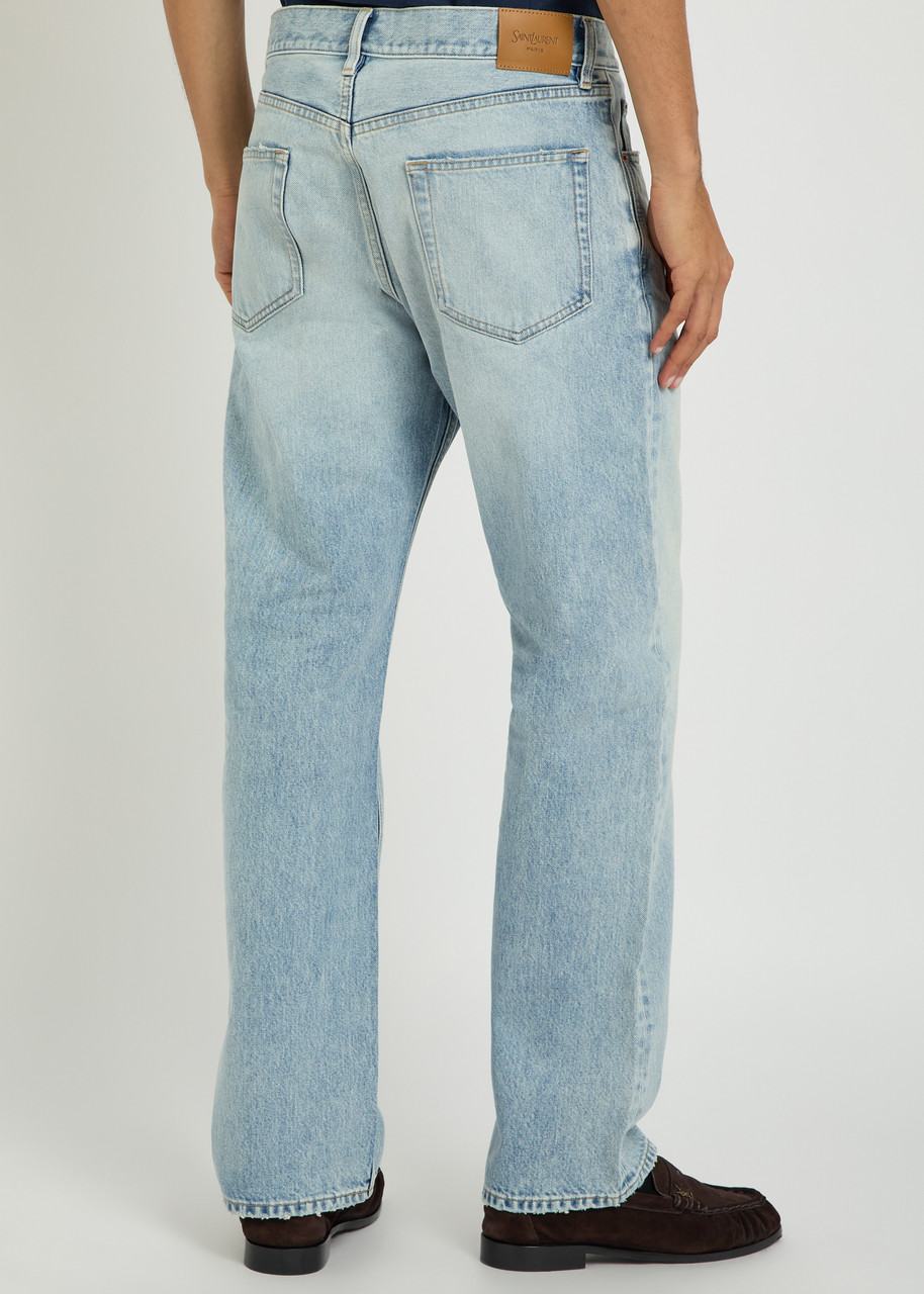 SAINT LAURENT Loose straight-leg jeans | Harvey Nichols