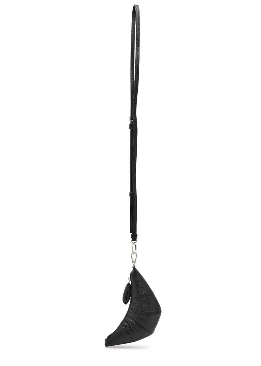 LEMAIRE Croissant leather cross-body coin purse | Harvey Nichols