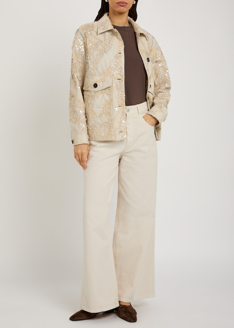BRUNELLO CUCINELLI Wide-leg jeans | Harvey Nichols