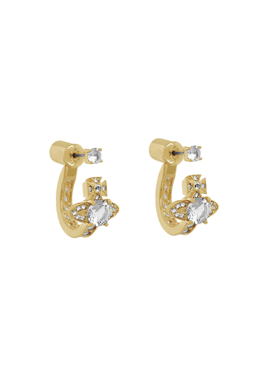 VIVIENNE WESTWOOD Maitena orb-embellished stud earrings | Harvey