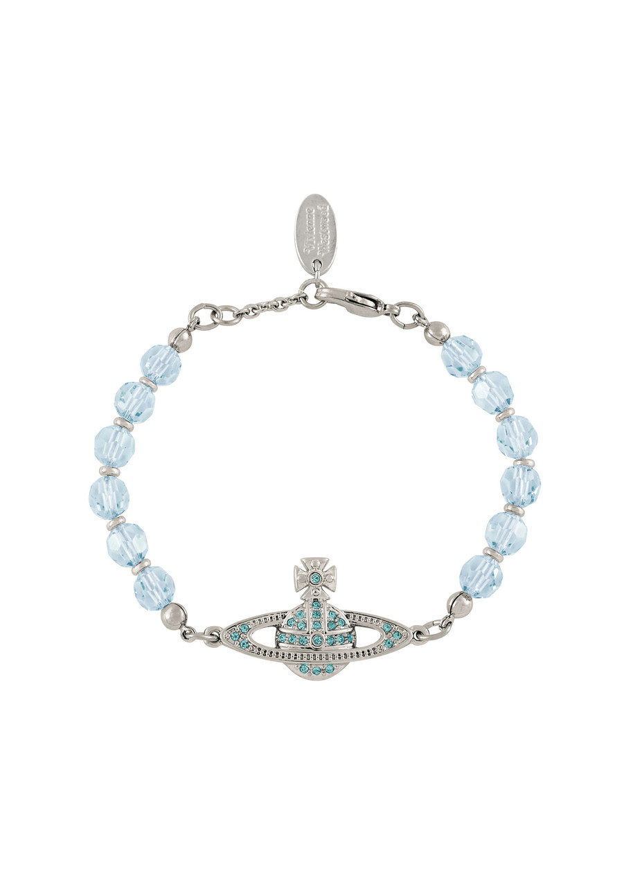 VIVIENNE WESTWOOD Messaline beaded orb bracelet | Harvey Nichols