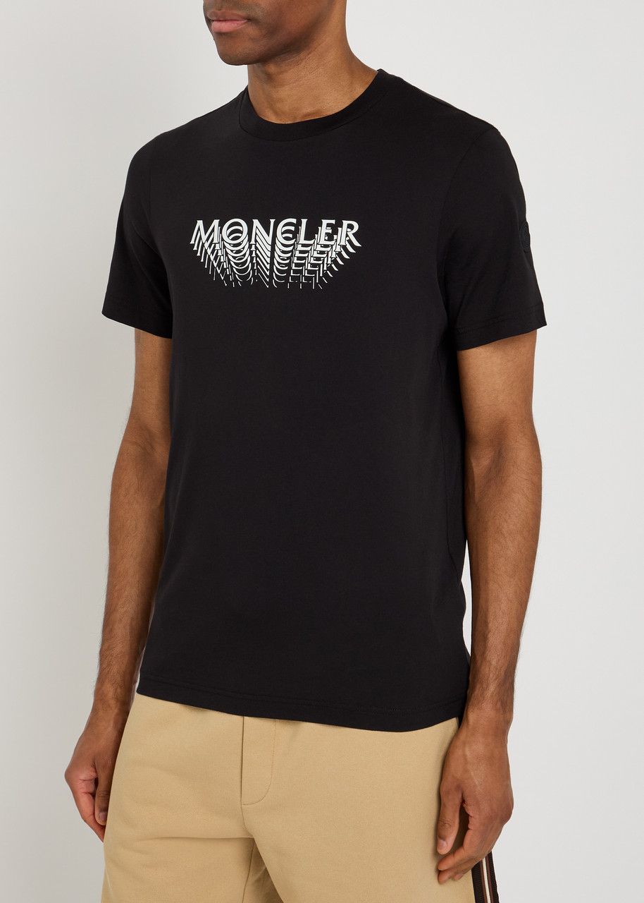 MONCLER Logo-print cotton T-shirt | Harvey Nichols