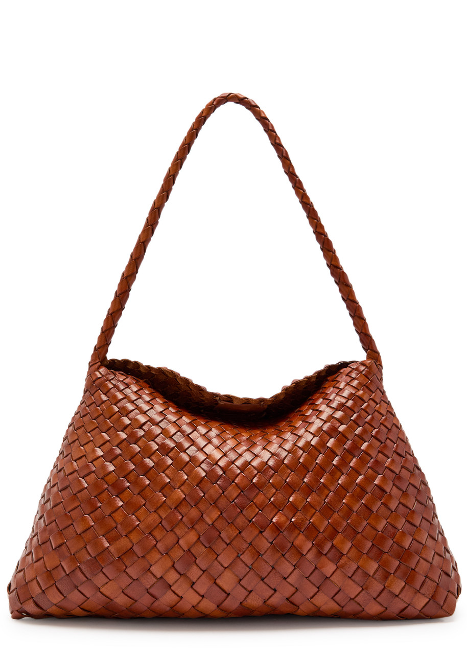 バッグ Santaku 6way grain leather shoulder bag DRAGON DIFFUSION Santa Maria woven leather shoulder bag | Harvey