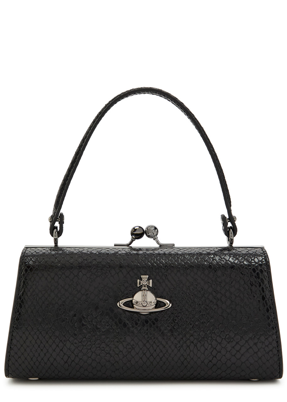 美品・レア✳︎ vivienne ジョーカー VIVIENNE WESTWOOD Doll XL snake-effect leather top handle bag