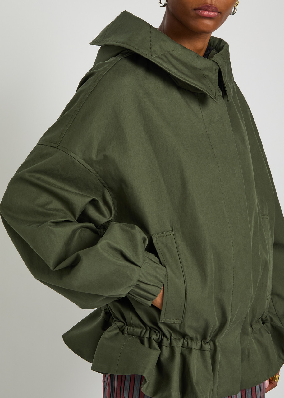 DRIES VAN NOTEN Villas hooded cotton jacket | Harvey Nichols