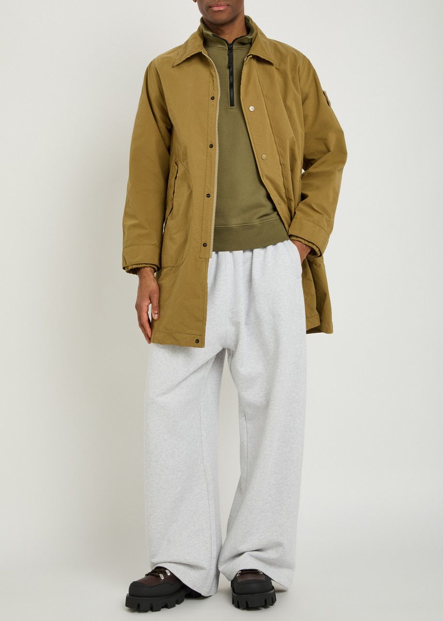 STONE ISLAND Ghost brushed poplin coat | Harvey Nichols
