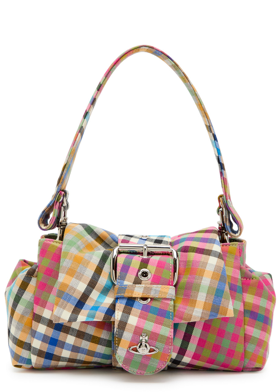 VIVIENNE WESTWOOD Hazel Treasure suede shoulder bag | Harvey Nichols