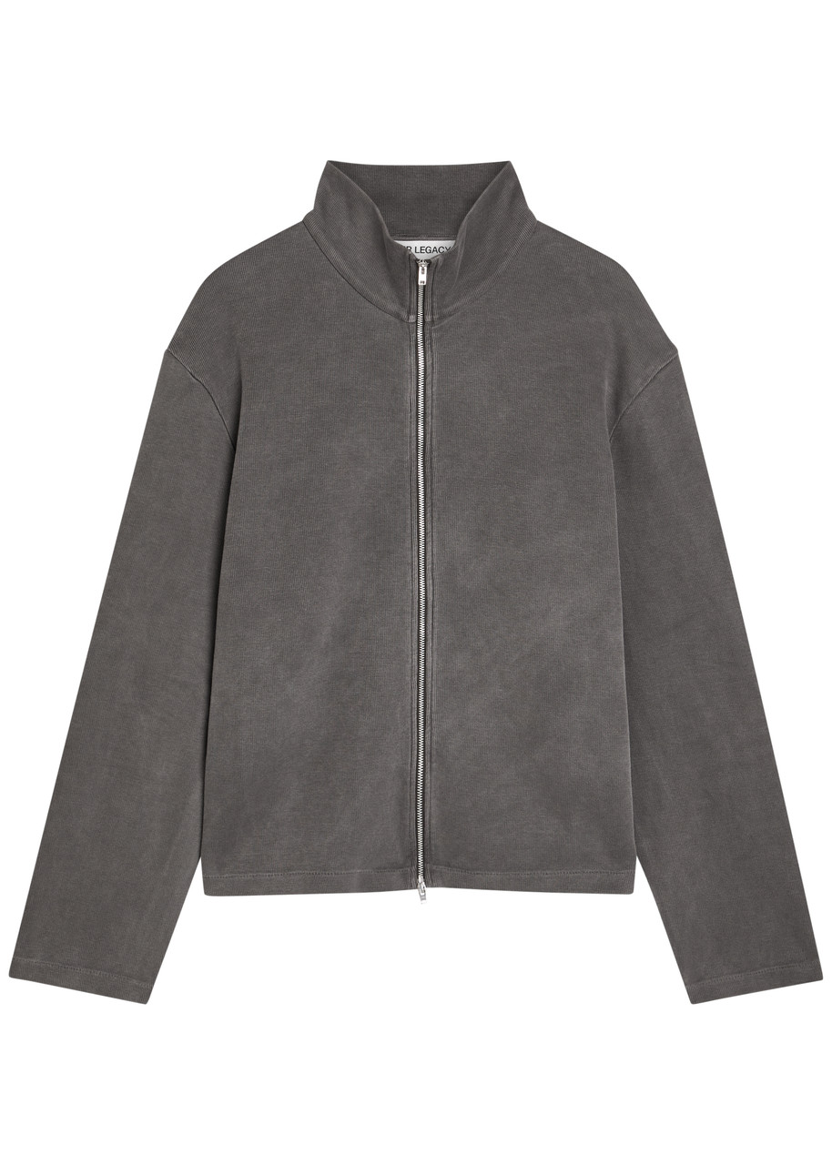 OUR LEGACY Shrunken zip-through cotton-knit jumper | Harvey Nichols