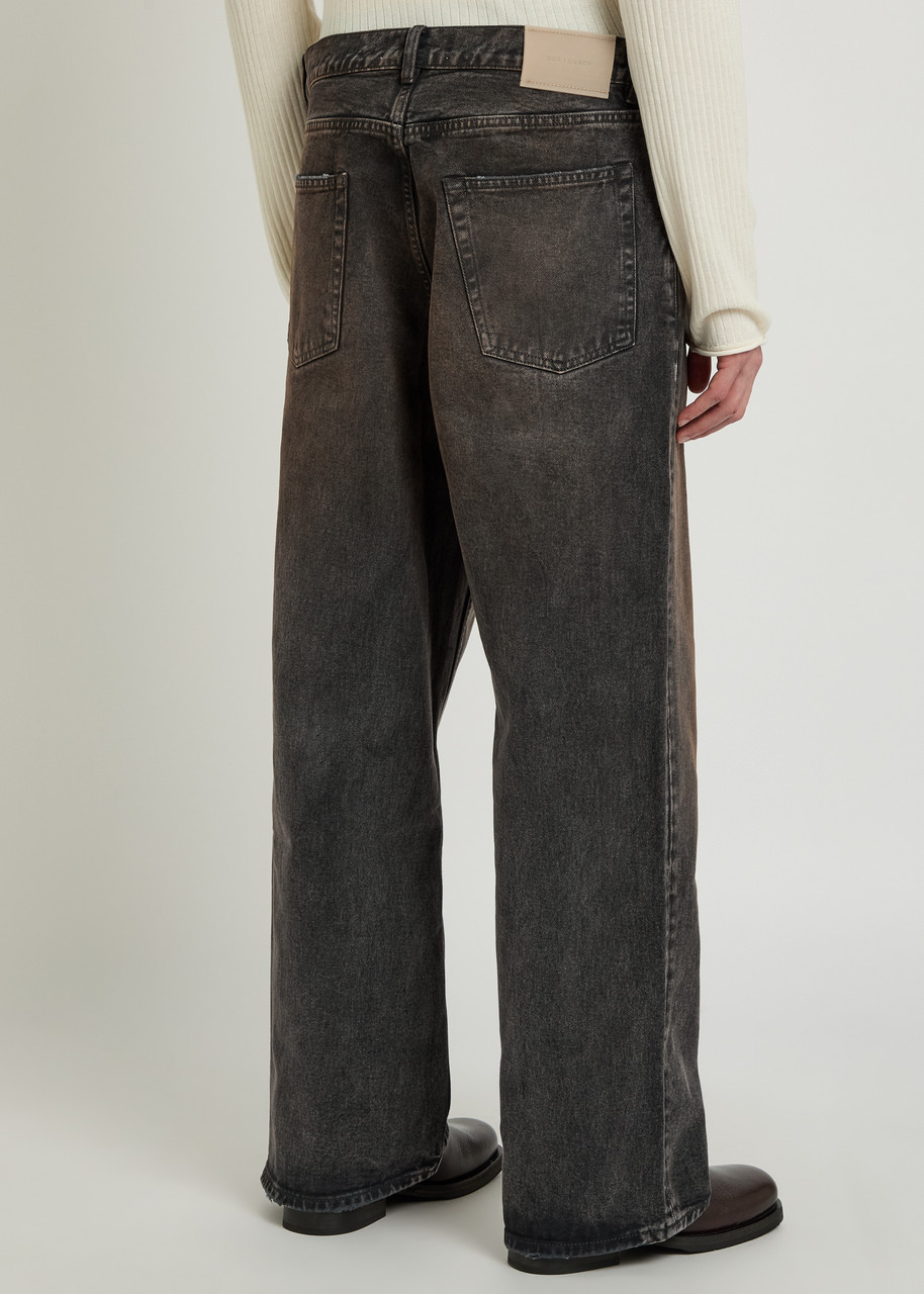 OUR LEGACY Vast Cut paint-splatter straight-leg jeans | Harvey Nichols