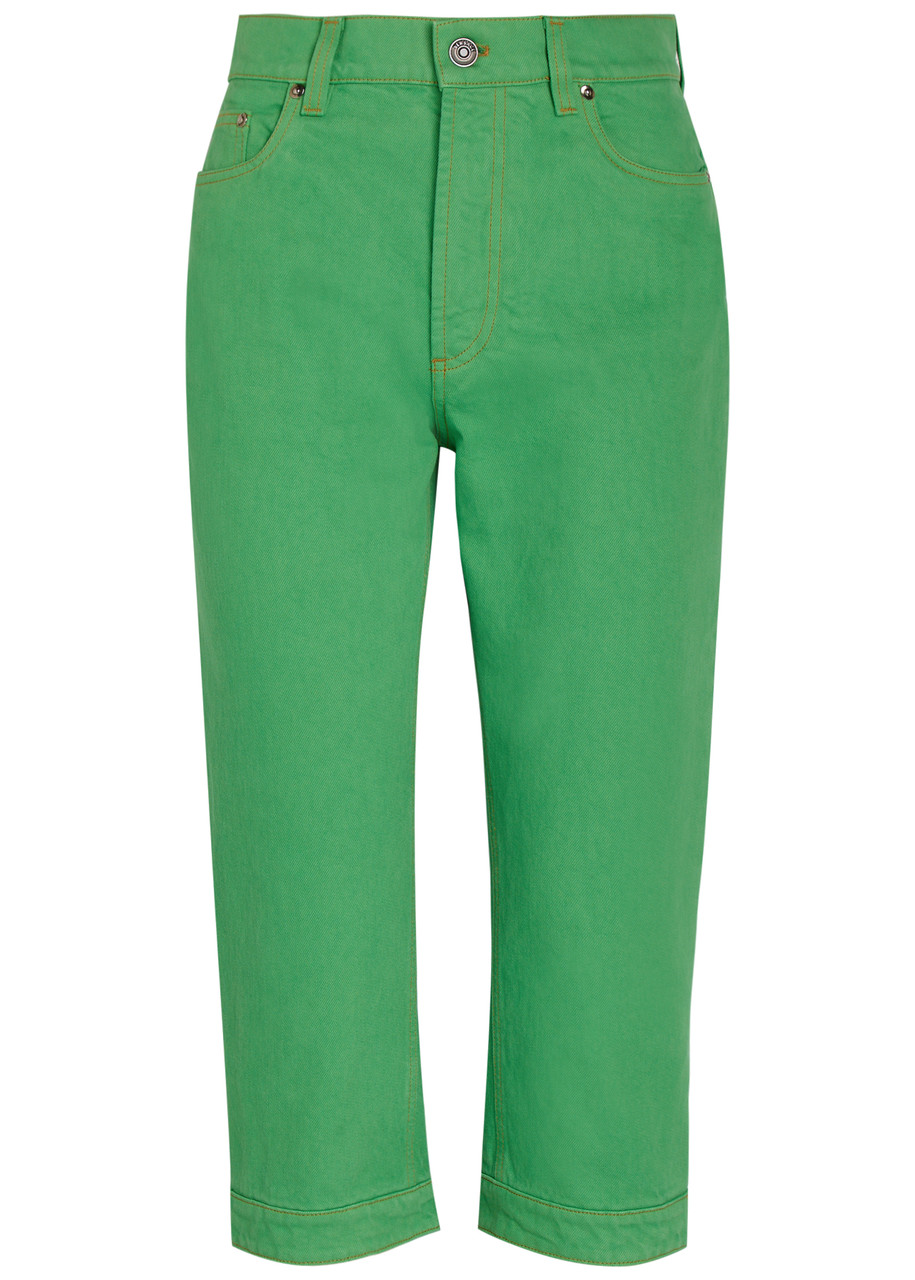 VERSACE Slim-leg capri jeans | Harvey Nichols