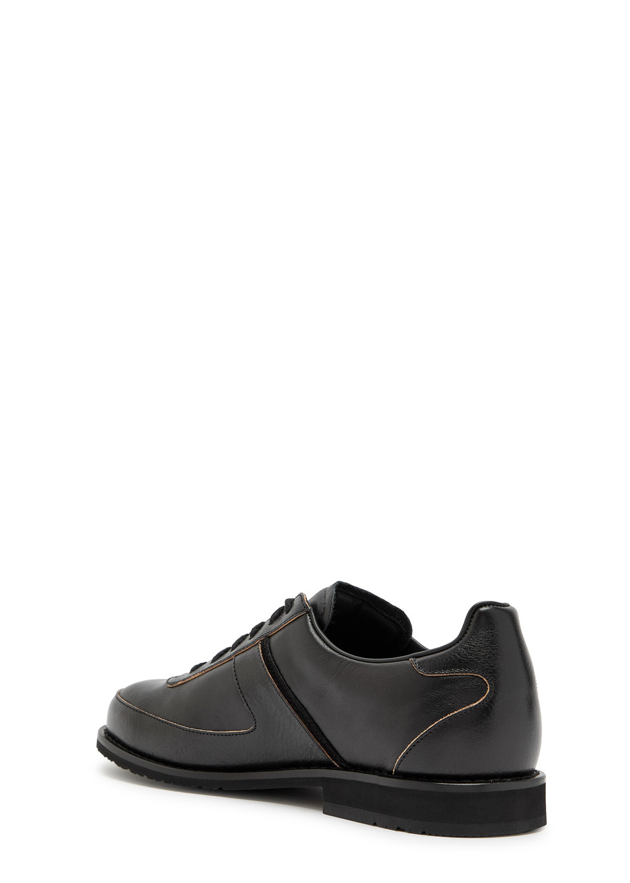 OUR LEGACY Ten Pin panelled leather shoes | Harvey Nichols