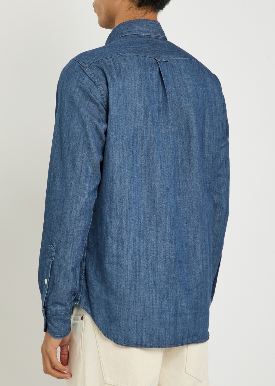 DRAKE'S Chambray shirt | Harvey Nichols