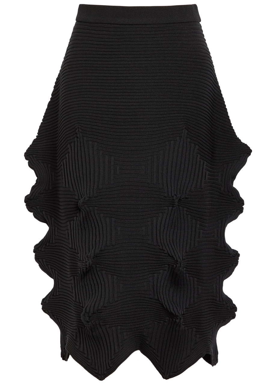 ISSEY MIYAKE Sculpted knit midi dress | Harvey Nichols