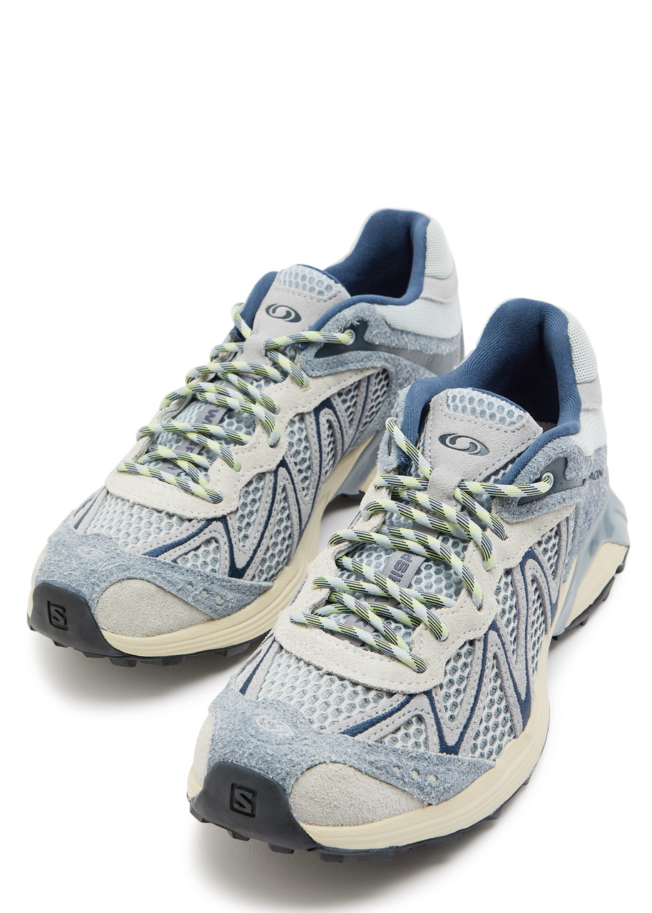 SALOMON XT-Whisper Embroidery panelled mesh-knit sneakers | Harvey