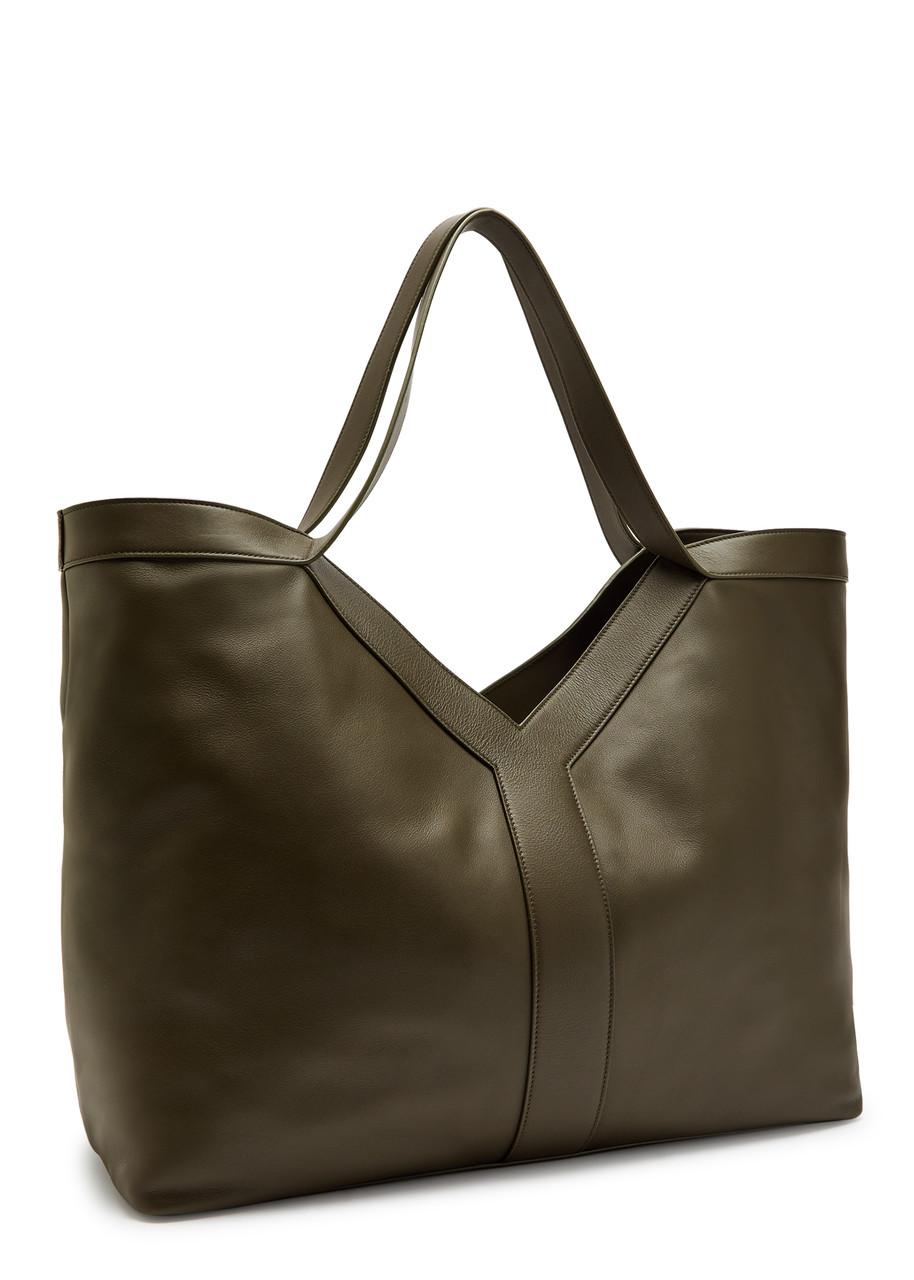 SAINT LAURENT tote ×2 SAINT LAURENT Y leather tote bag | Harvey Nichols
