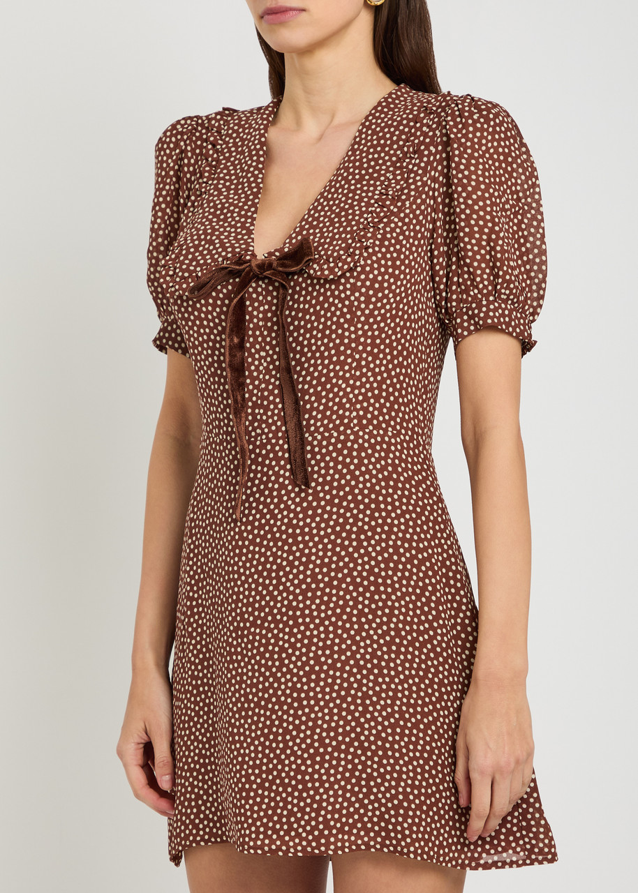 reformation brown mini dress ALDO Daressi Flat Sandals in Dark Brown, 7.5 main image 1