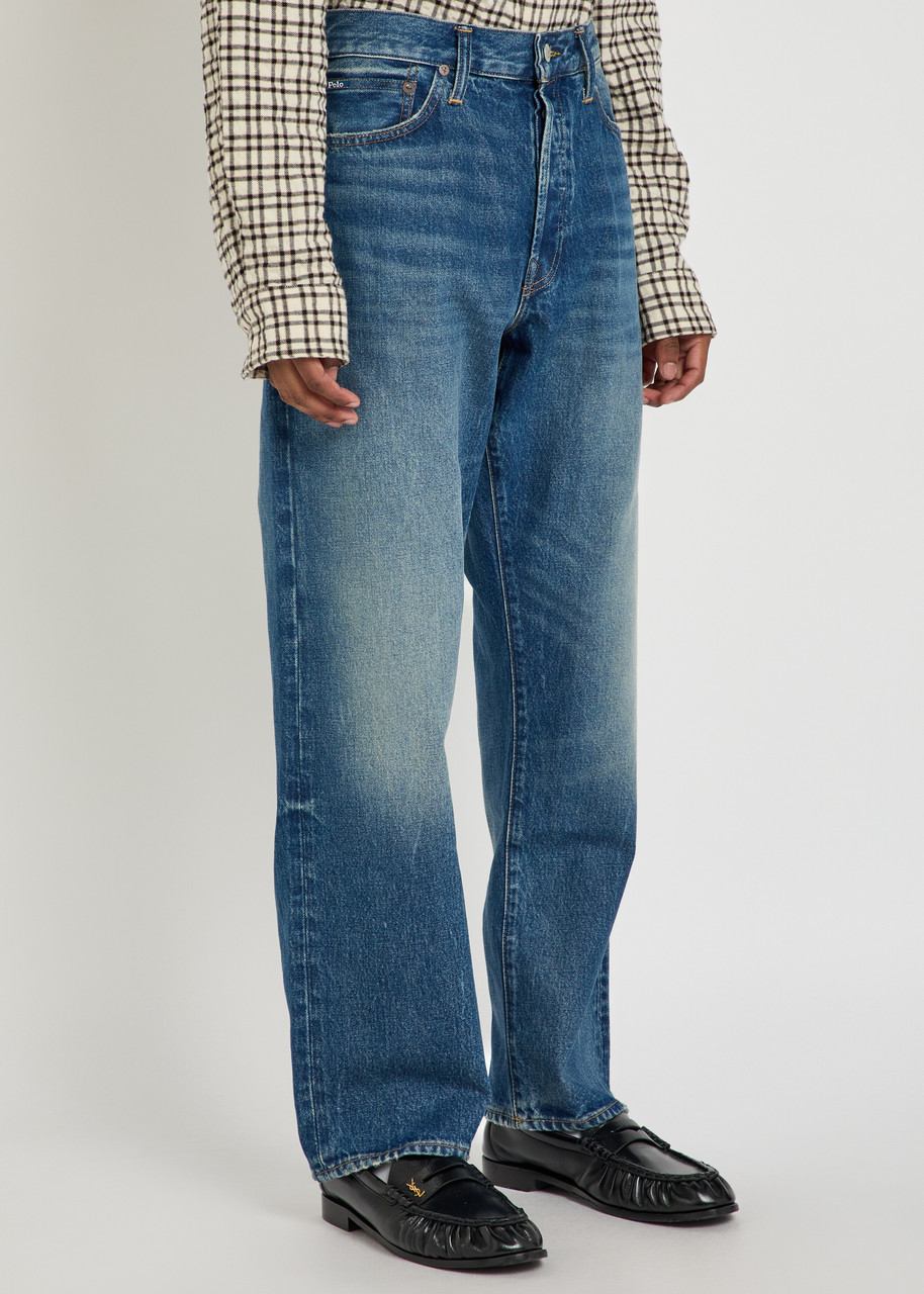 POLO RALPH LAUREN Classic Vintage tapered-leg jeans | Harvey Nichols