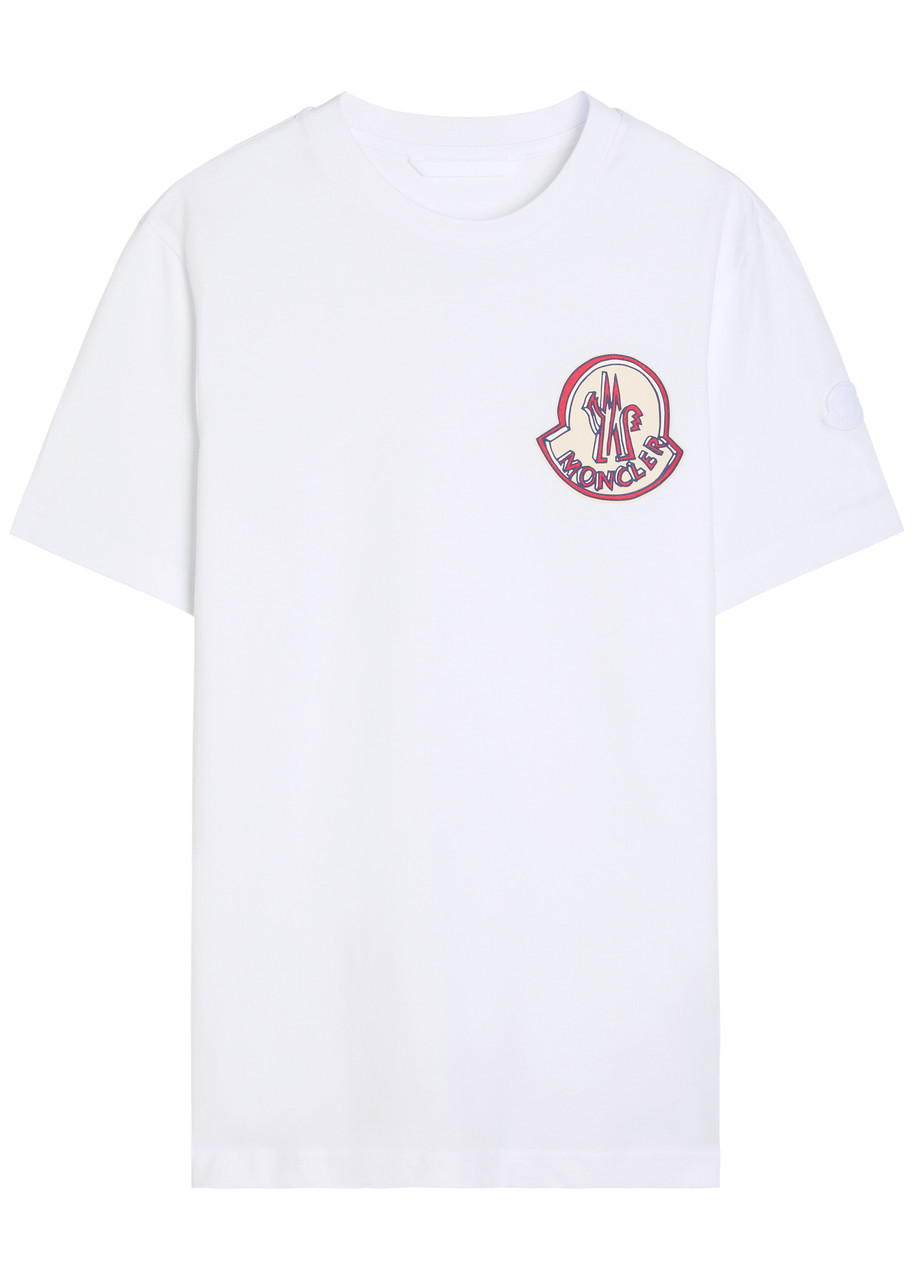 MONCLER Logo-print cotton T-shirt | Harvey Nichols