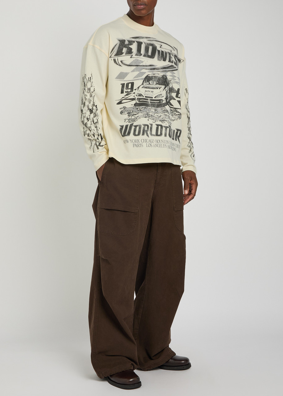 KIDWEST World Tour printed cotton T-shirt | Harvey Nichols