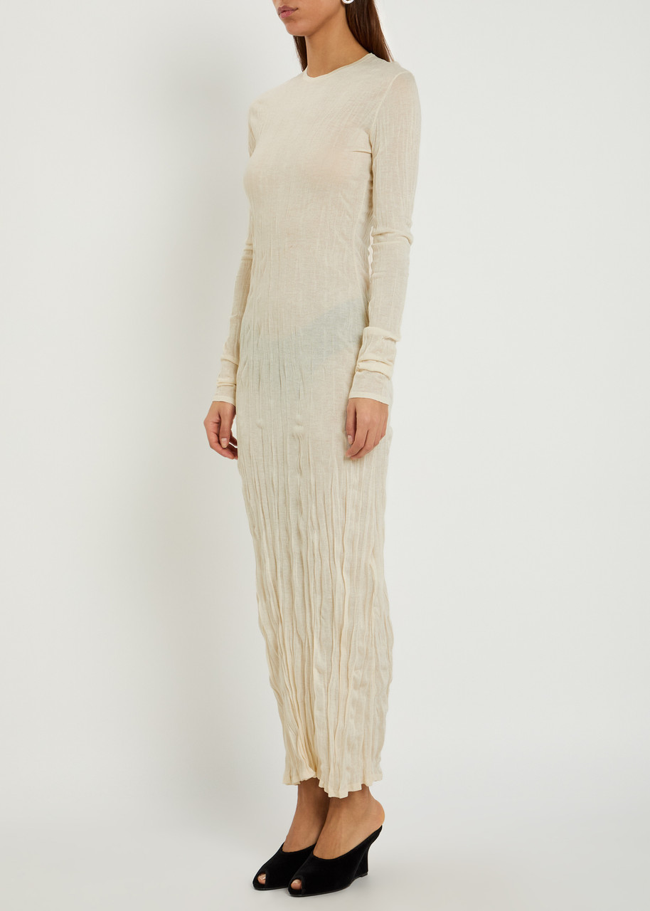 kivari claudia knit dress Ice Blue Viola Knit Maxi Dress