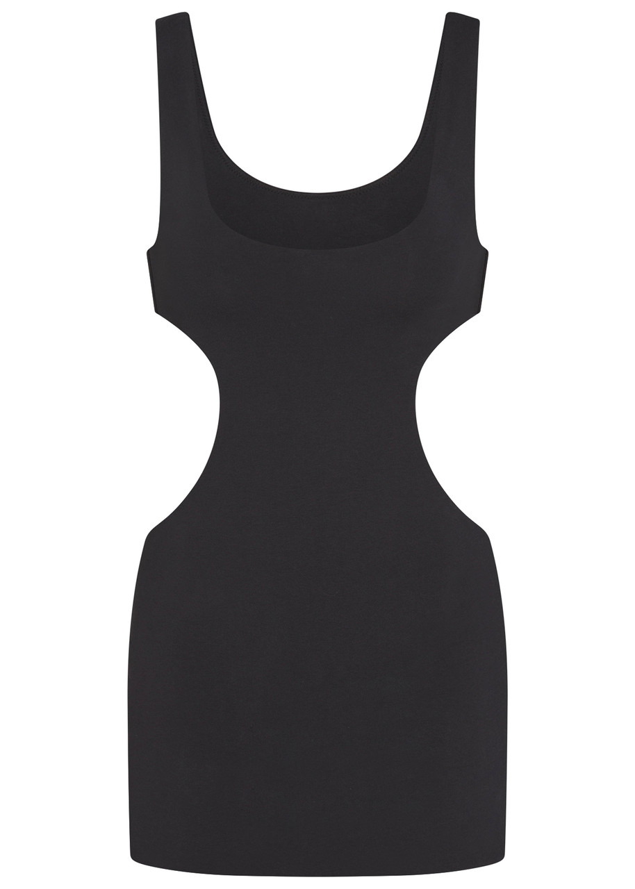 SKIMS Cut-out stretch-jersey mini dress | Harvey Nichols