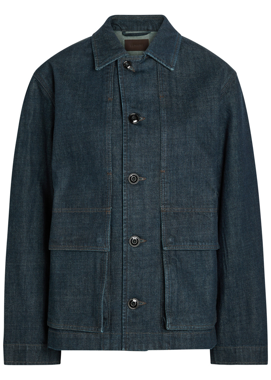 LEMAIRE Boxy denim overshirt | Harvey Nichols