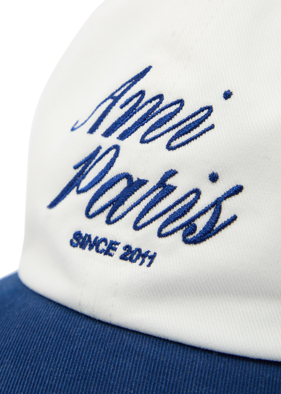 AMI PARIS Logo-embroidered contrasting cotton cap | Harvey Nichols