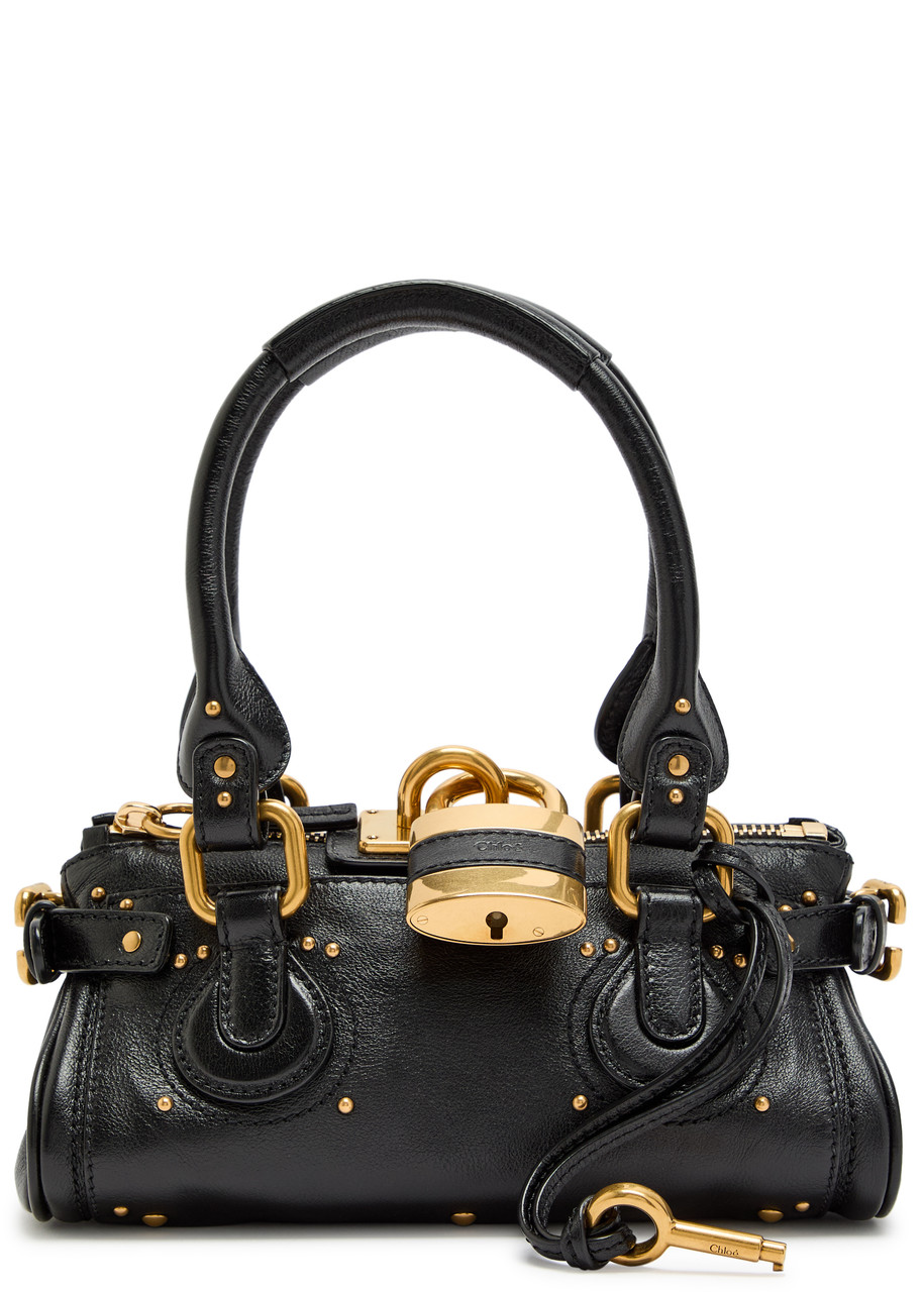 CHLOE Paddington padlock grained leather shoulder bag | Harvey Nichols
