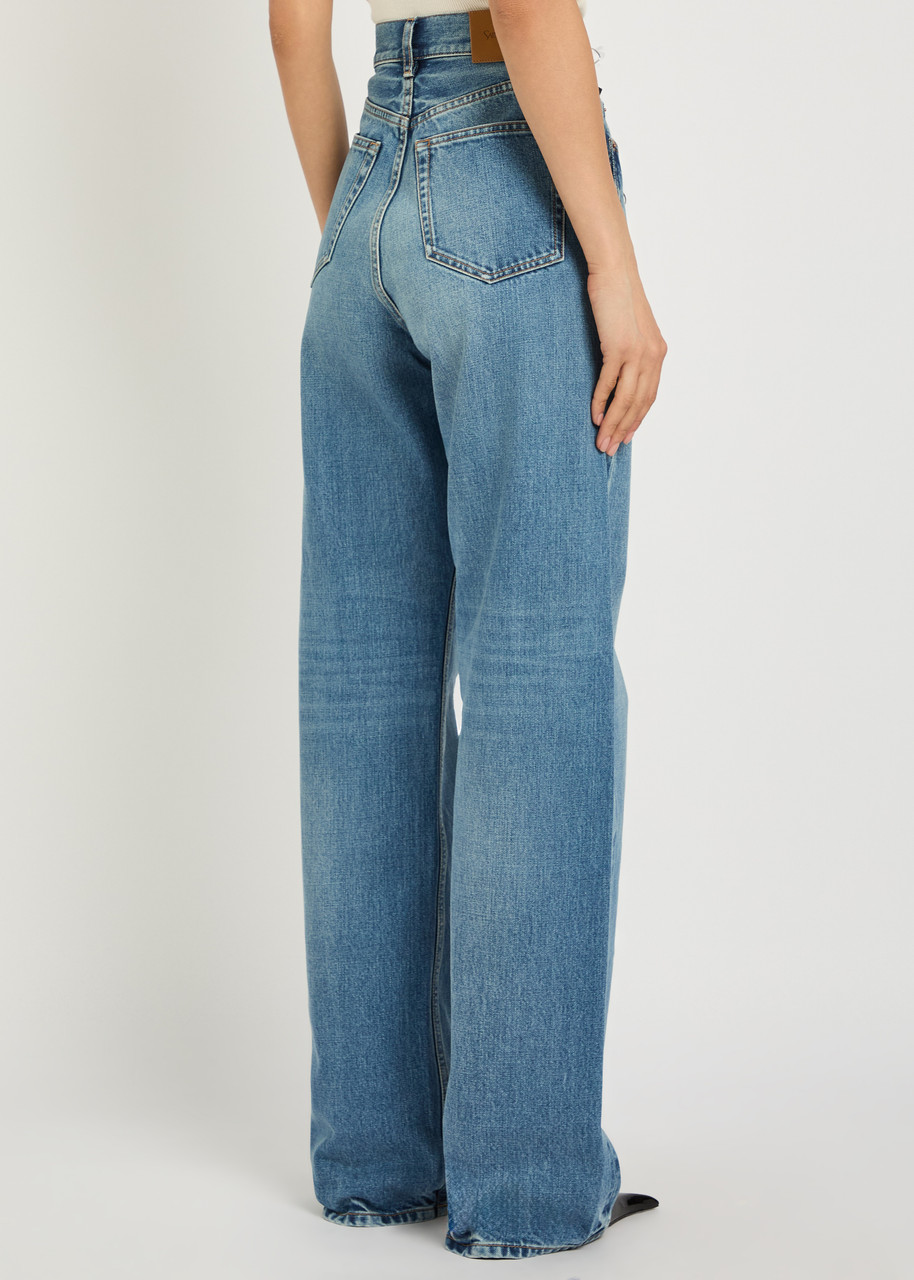 SAINT LAURENT Straight-leg jeans | Harvey Nichols