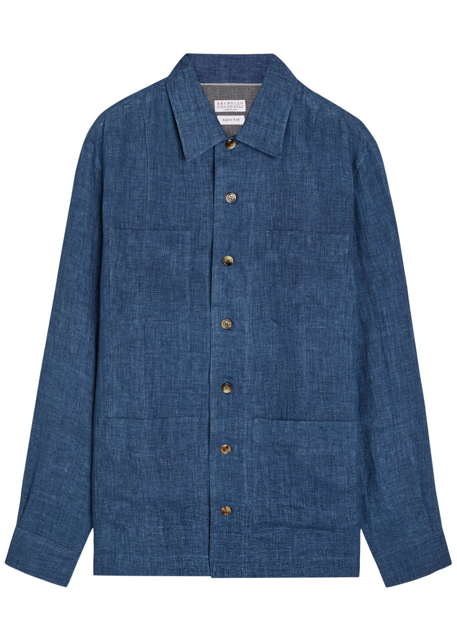 BRUNELLO CUCINELLI Linen shirt | Harvey Nichols