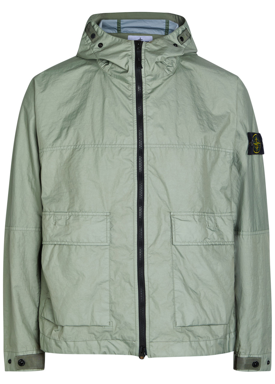 STONE ISLAND Membrana hooded shell jacket | Harvey Nichols