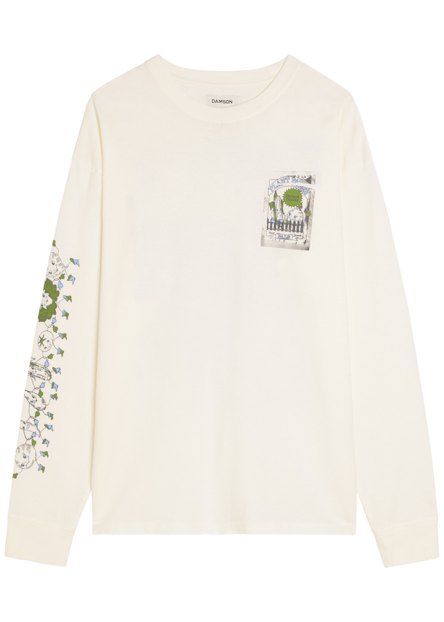 DAMSON MADDER Plant Patch Pals printed cotton top | Harvey Nichols