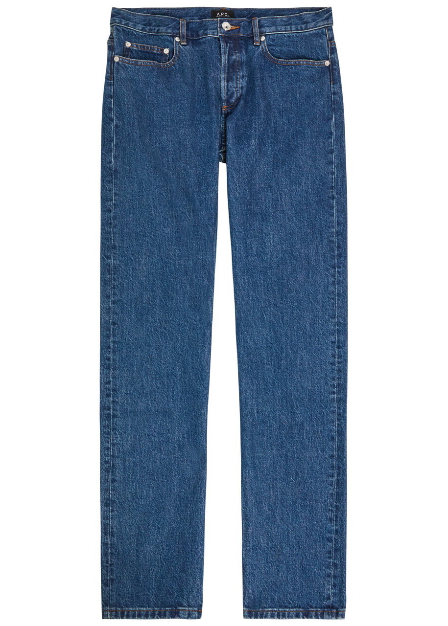 A.P.C. ストレートデニムパンツ サイズ32 フェードネイビー系 A.P.C. New Standard straight-leg jeans | Harvey Nichols