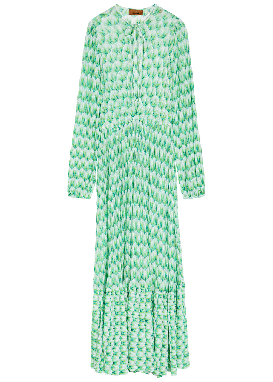 MISSONI Fine-knit maxi beach dress | Harvey Nichols