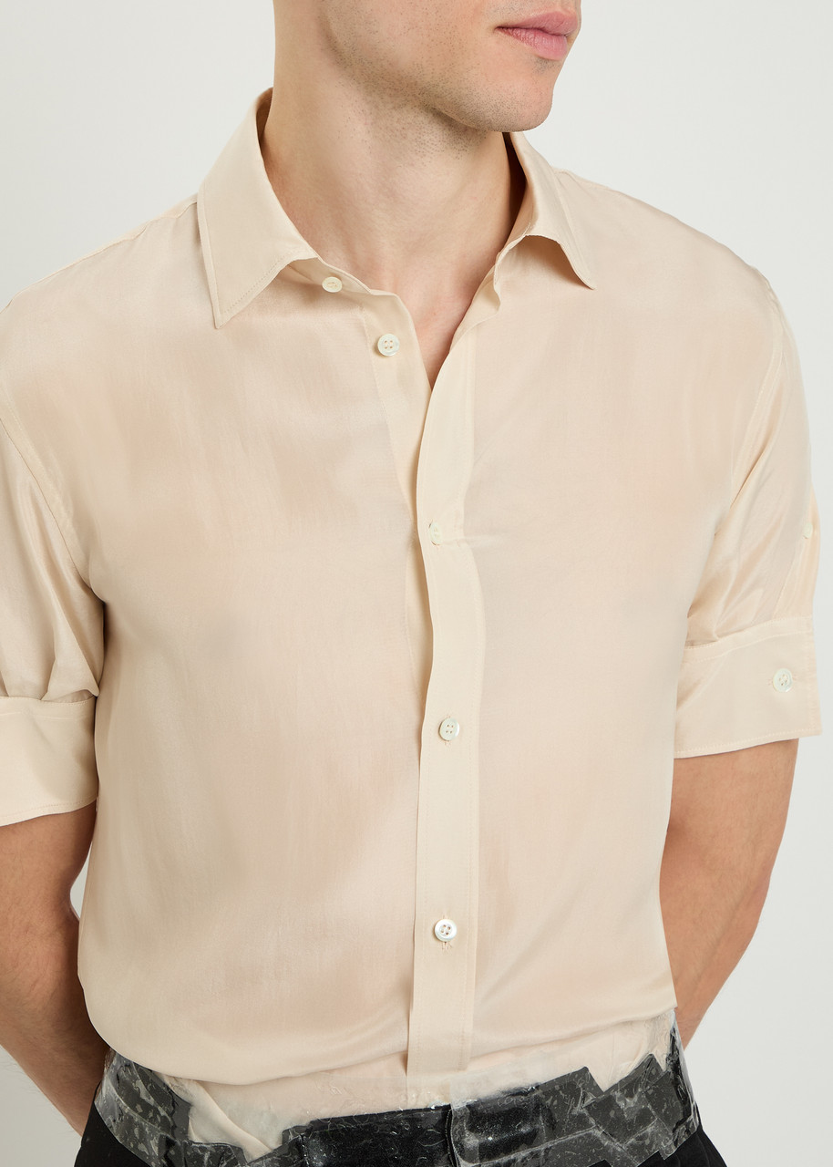 MAISON MARGIELA Silk shirt | Harvey Nichols