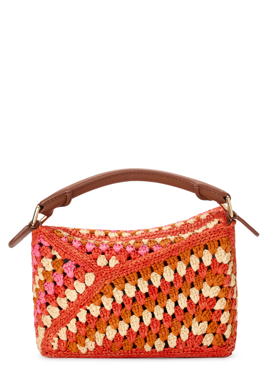 LOEWE X Paula's Ibiza Puzzle Edge raffia mini bag | Harvey Nichols