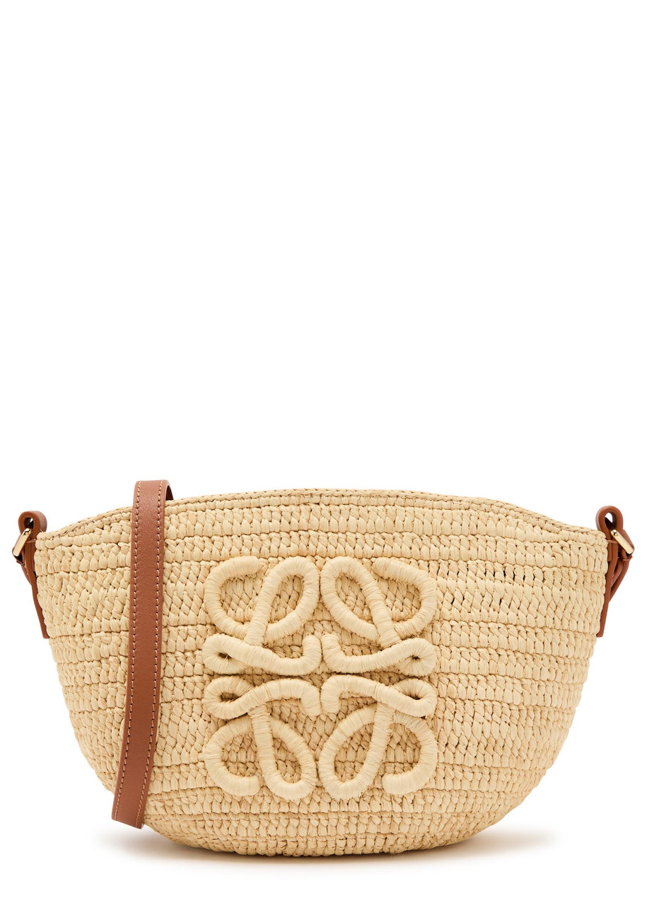 【希少】LOEWE × Paula's Ibiza ウエストポーチ 総柄 LOEWE X Paula's Ibiza Eclipse raffia cross-body bag | Harvey Nichols