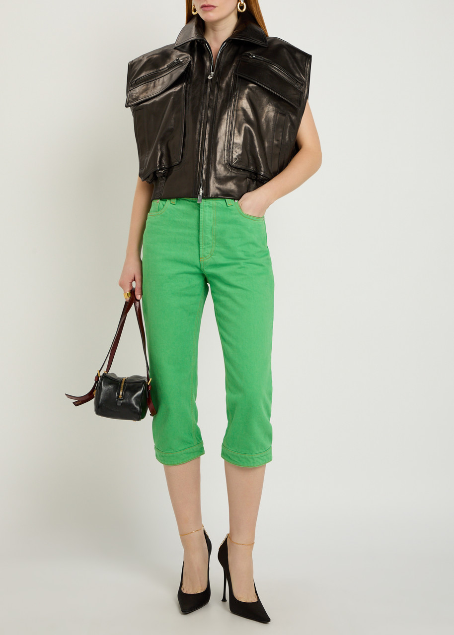 VERSACE Floridiana calf leather vest | Harvey Nichols